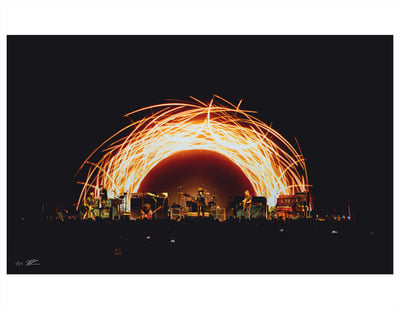 "Scared of Fear" Vancouver 24.05.04 - Pearl Jam Dark Matter Tour - large giclée print 21" x 14"