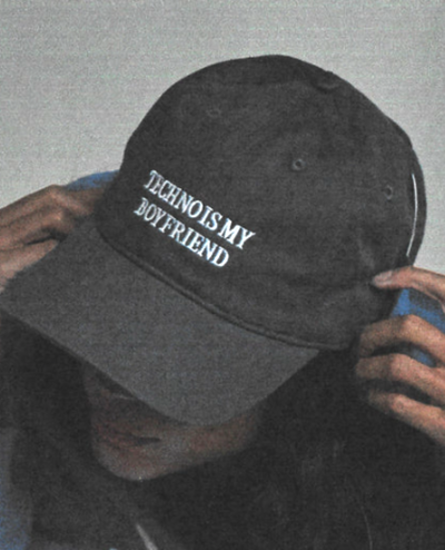 Free Shipping-TECHNO IS MY BOYFRIEND CAP