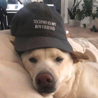 Free Shipping-TECHNO IS MY BOYFRIEND CAP - Thumbnail 1