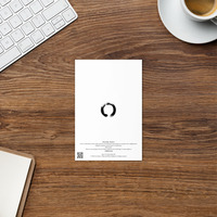 Enso Gold - Zen Buddhist Inspired Greetings Card - Thumbnail 5