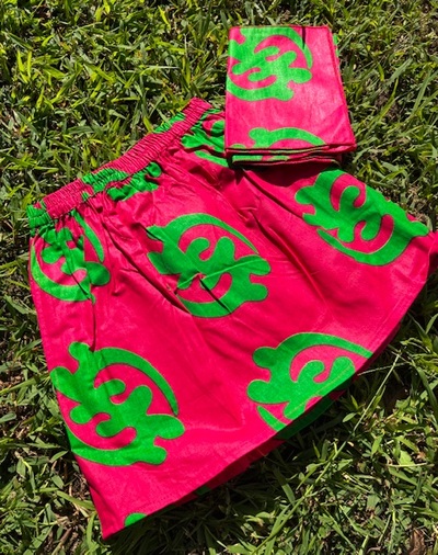 Pink Supremacy Toddler Skirt w/ Headwrap 