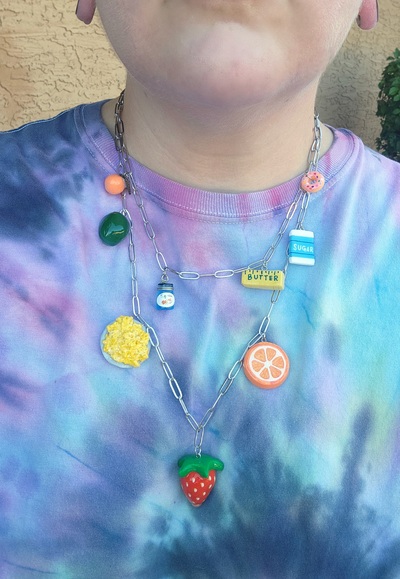 Breakfast in Bed necklace