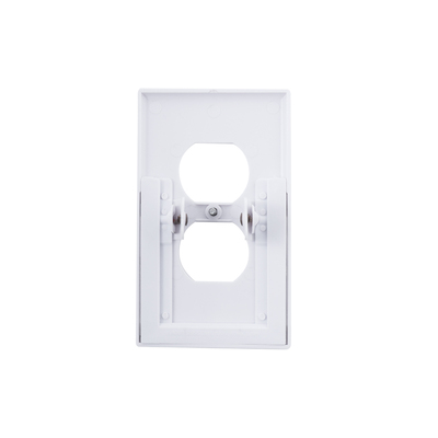 6pack wall outlet plate led night light, illuminated plug cover with sensor inductive guidelight easy snap on no wire or battery needed 