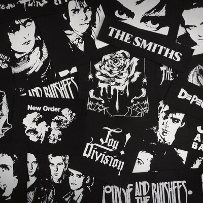 Goth & post punk mystery sew-on patch packs