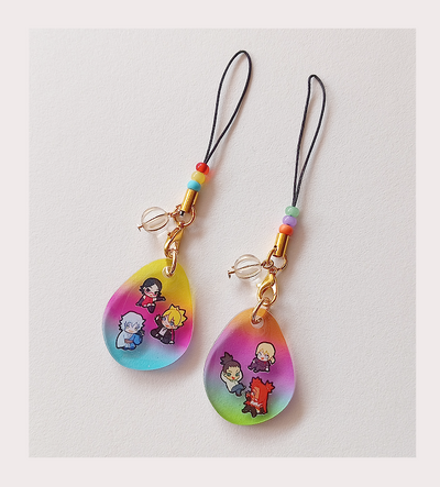 BRT_Team drop acrylic charm