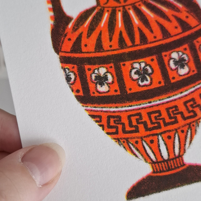 "vases" (a6 riso mini-prints)