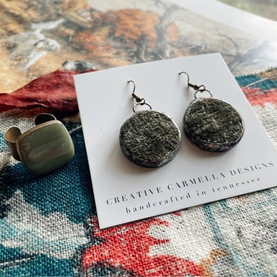 “woven together” earrings & ring set no.12