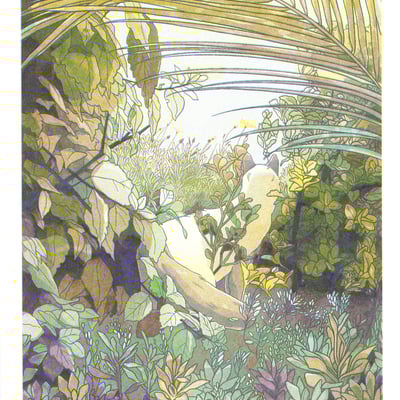 Frankie outside risograph print (2025) - Thumbnail 1