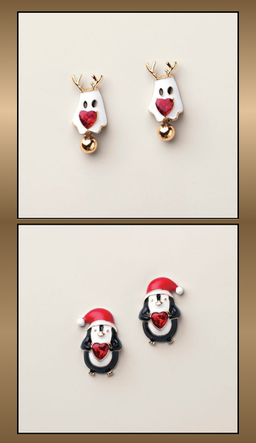 Snowy Sweethearts Earrings