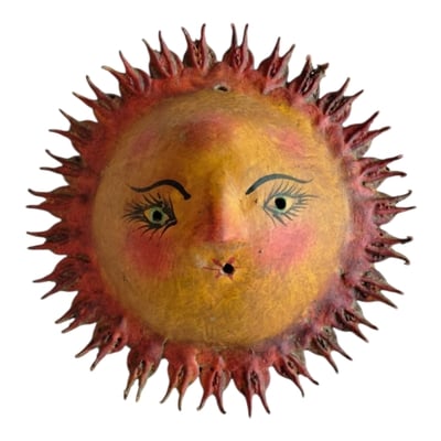 Coconut mask. collectibles. home decoration. wall decoration. interior decoration. mexican mask. mexican craft. mexican folk art.
