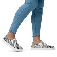 Moonbae Womens slip-on canvas shoes - Thumbnail 2