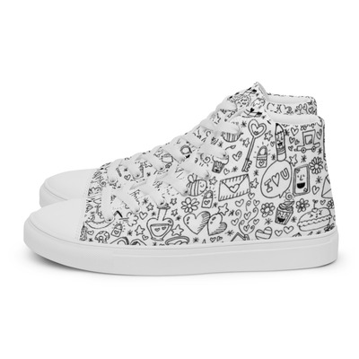 america love womens high top canvas shoes