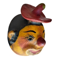 Coconut mask. Collectibles. Home decoration. Wall decoration. Interior decoration. Mexican mask. Mexican craft. Mexican Folk Art. - Thumbnail 1