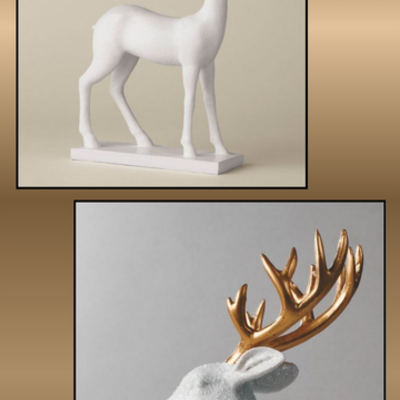 Winter radiance reindeer