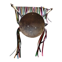Coconut mask. Collectibles. Home decoration. Wall decoration. Interior decoration. Mexican mask. Mexican craft. Mexican Folk Art. - Thumbnail 3