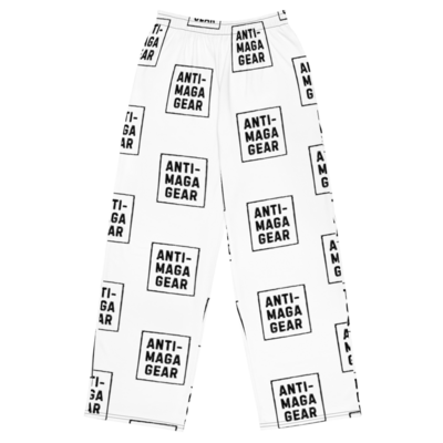 Anti maga pajama pants all-over print unisex wide-leg pants