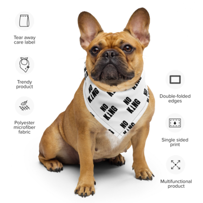 No king bandana/ political attire/ all-over print bandana