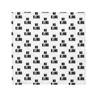 NO KING BANDANA/ POLITICAL ATTIRE/ MATCH WITH YOUR PET All-over print bandana - Thumbnail 2