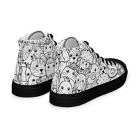 Animal friends s high top canvas shoes - Thumbnail 7