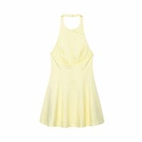 Fashionable halterneck short dress - Thumbnail 2