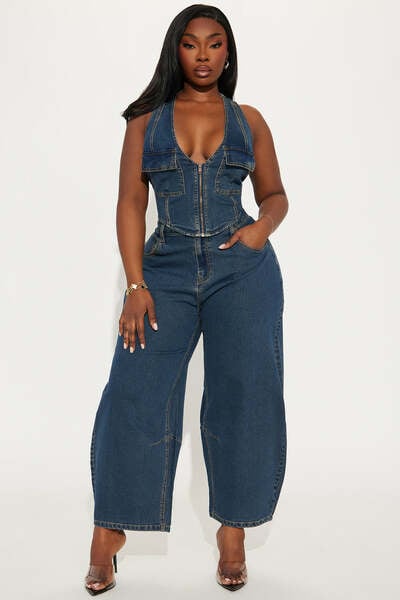 Barrel Jean Set