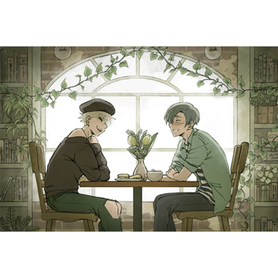Mini print - cafe date