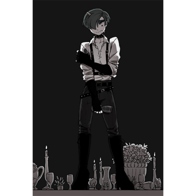 Mini print - black white crick