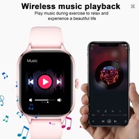 Smartwatch Sports Watch Bluetooth Call Fitness Tracker – Touch Dial, Music Control, Waterproof for Android & iPhone (Black, Silver, Pink, Golden) - Thumbnail 4