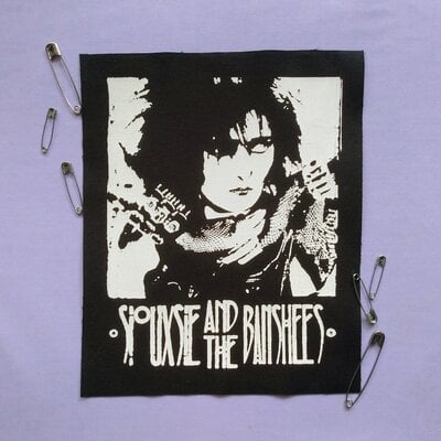 Siouxsie and the banshees goth punk sew-on back patches