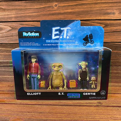Funko reaction e.t. 3-pack