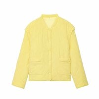 Street Fashion Loose Quilted Cotton Jacket - Thumbnail 2