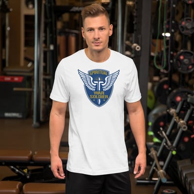Spiritual war soldier t-shirt