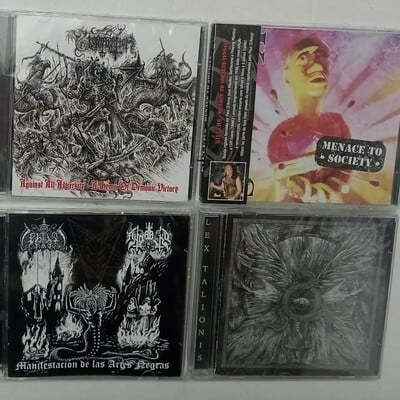 Glorification, killers , kult of eblis/hunab ku, lex talionis cds