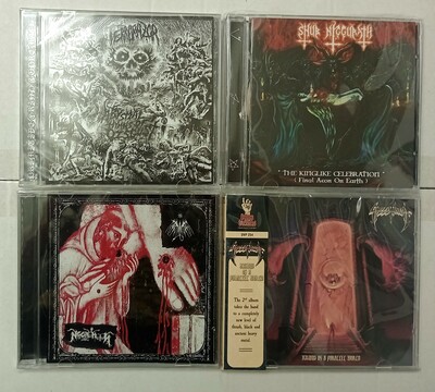 TERRORAZOR,  SHUB NIGGURATH, TAROKULITH/ NECROMOON , SPEEDWHORE Cds