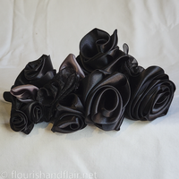 Black Rose Headband - Thumbnail 4