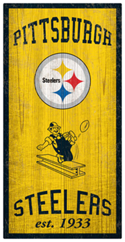 🏈 Vintage Heritage Wall Sign 6x12 