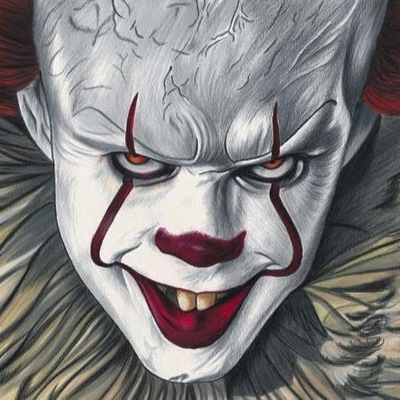 Dancing clown print - Thumbnail 1