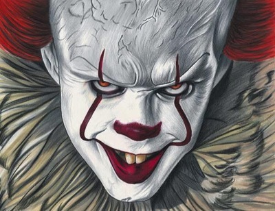 Dancing Clown Print