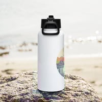 Faith Moves Mountains Stainless Steel Water bottle w/ straw lid - Thumbnail 3