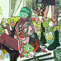 Rainbow Gamer Set - print and sticker set! - Thumbnail 2