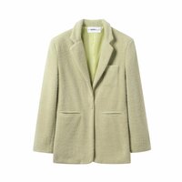 High-end fashion retro corduroy suede casual suit jacket - Thumbnail 1