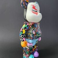 Custom Bearbrick 400% by Swaggerassic "Tattooed Oni” - Thumbnail 2