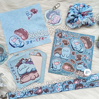 Wooper Family Acrylic Keychain - Thumbnail 2