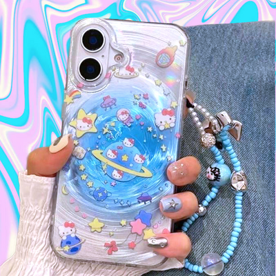 Kitty galaxy phone case - Thumbnail 1