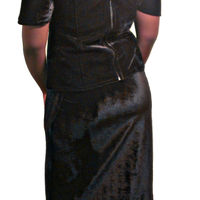 Hadia Velour Skirt Set - Thumbnail 1