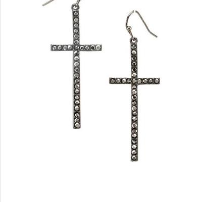 Cross earrings