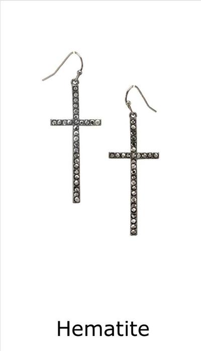 Cross earrings