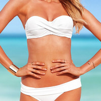 Blue Blends Women Fashion Sexy Swimsuit S/M/L ALSJ-3031-26Blue - Thumbnail 1