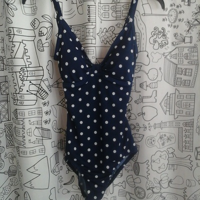 Vintage pinup one piece bathing suit