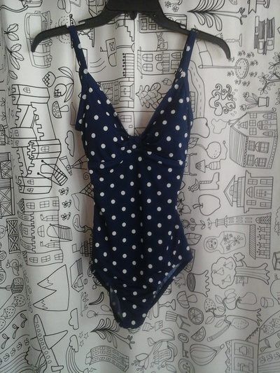 vintage pinup one piece bathing suit